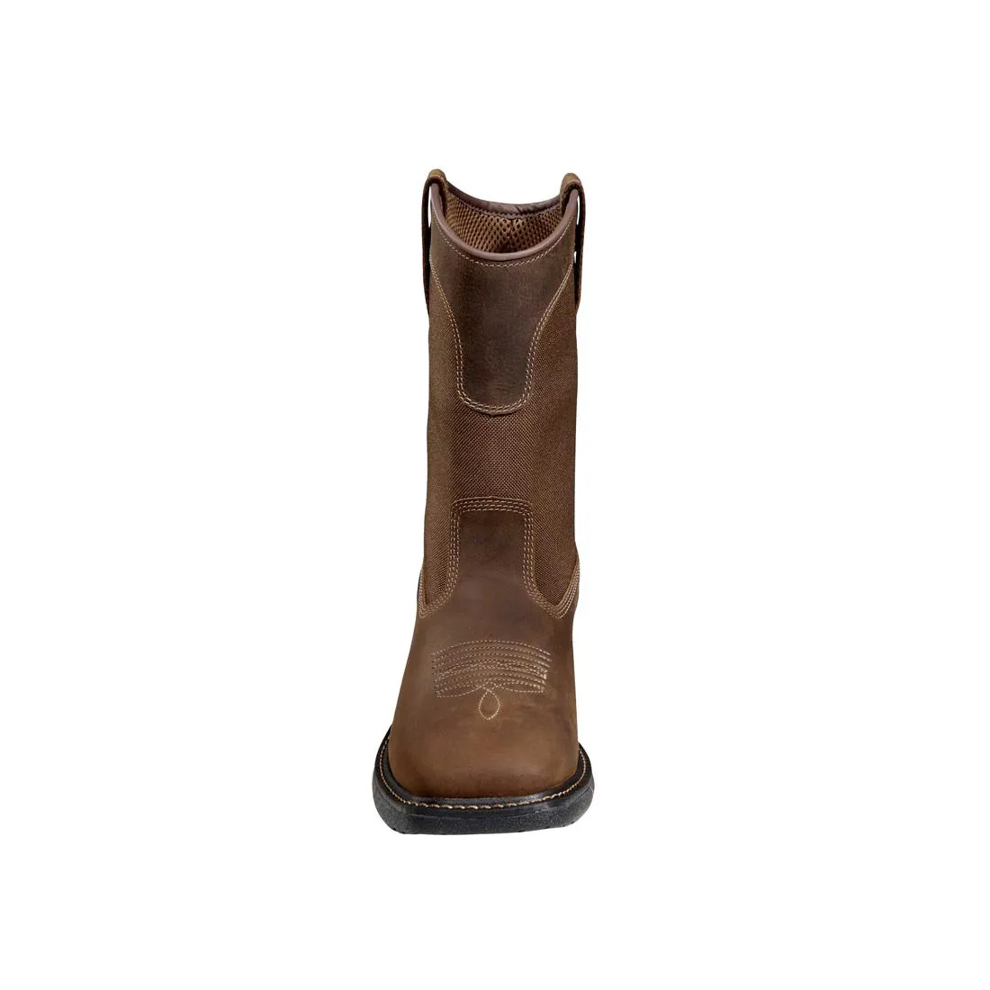 11" Montana Soft-Toe Water Resistant Square Toe Wellington Boot Brown