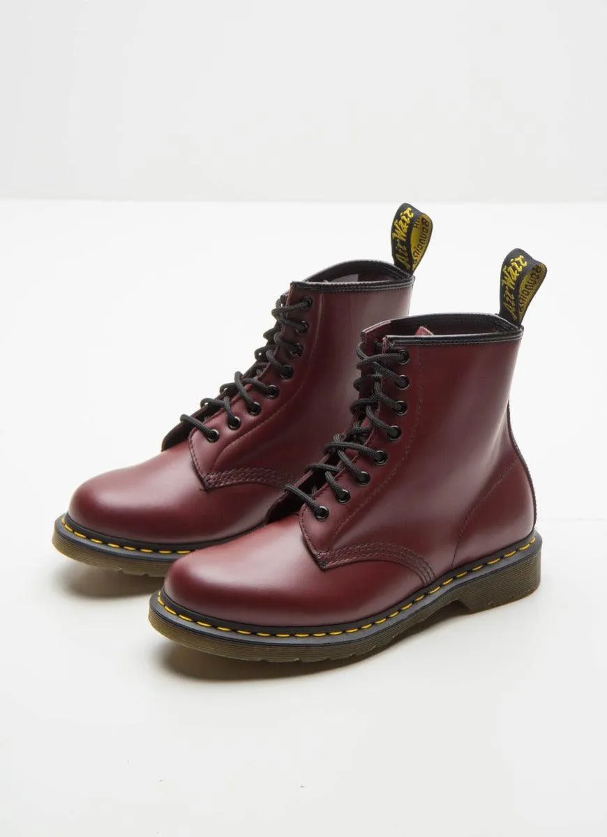 1460 8 Eye Boots - Cherry Red