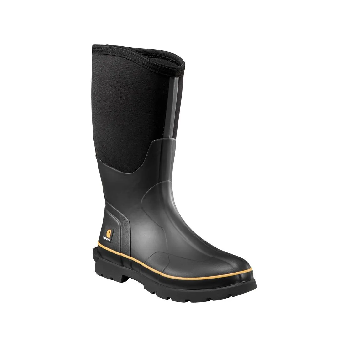 15" Mudrunner Waterproof Rubber Soft Toe Boot Black