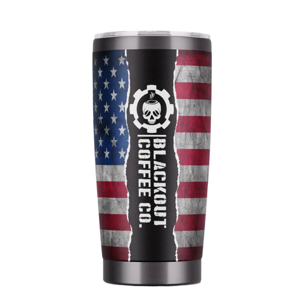 20 OZ Tumbler American Flag