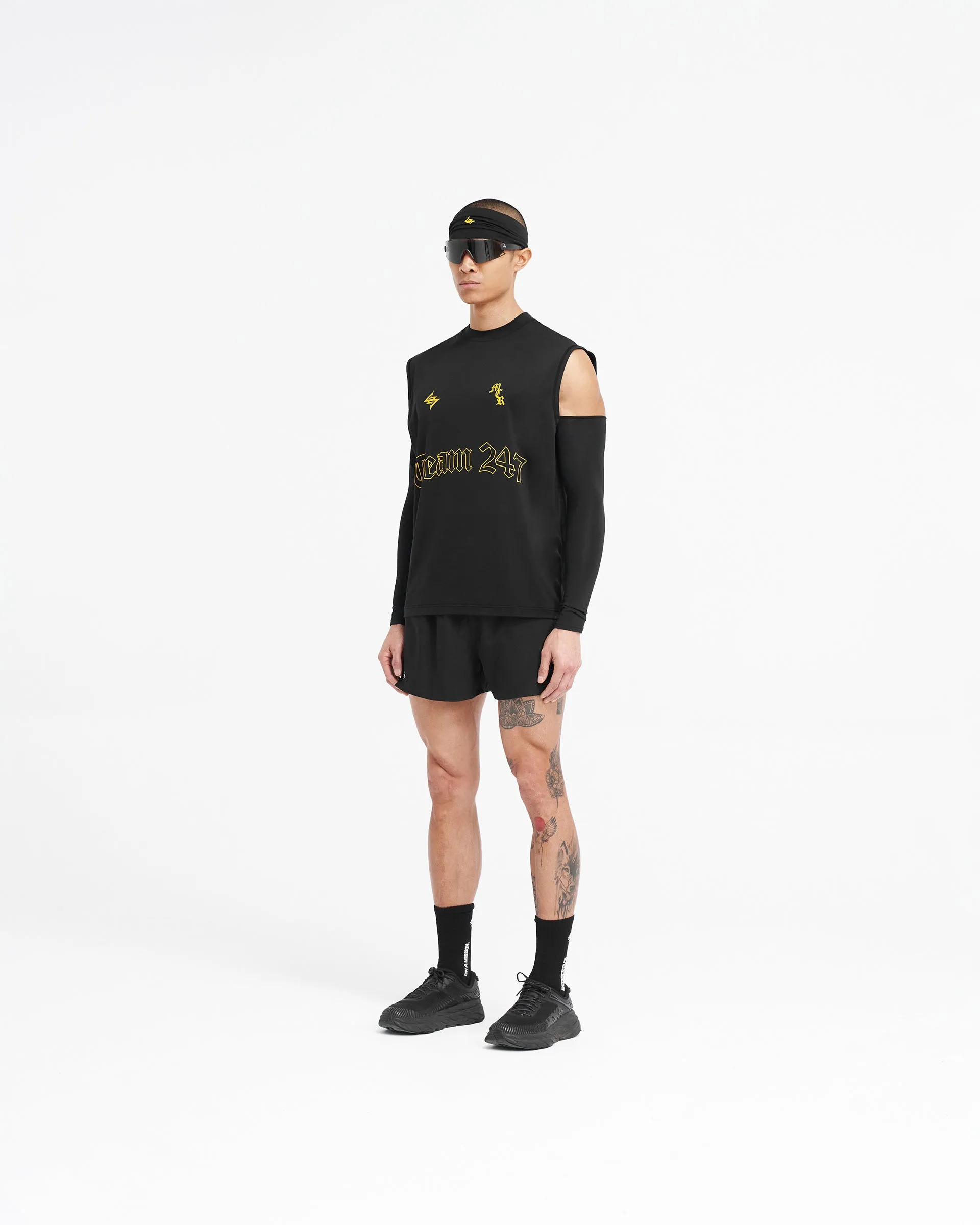 247 Manchester Marathon Oversized Tank - Black