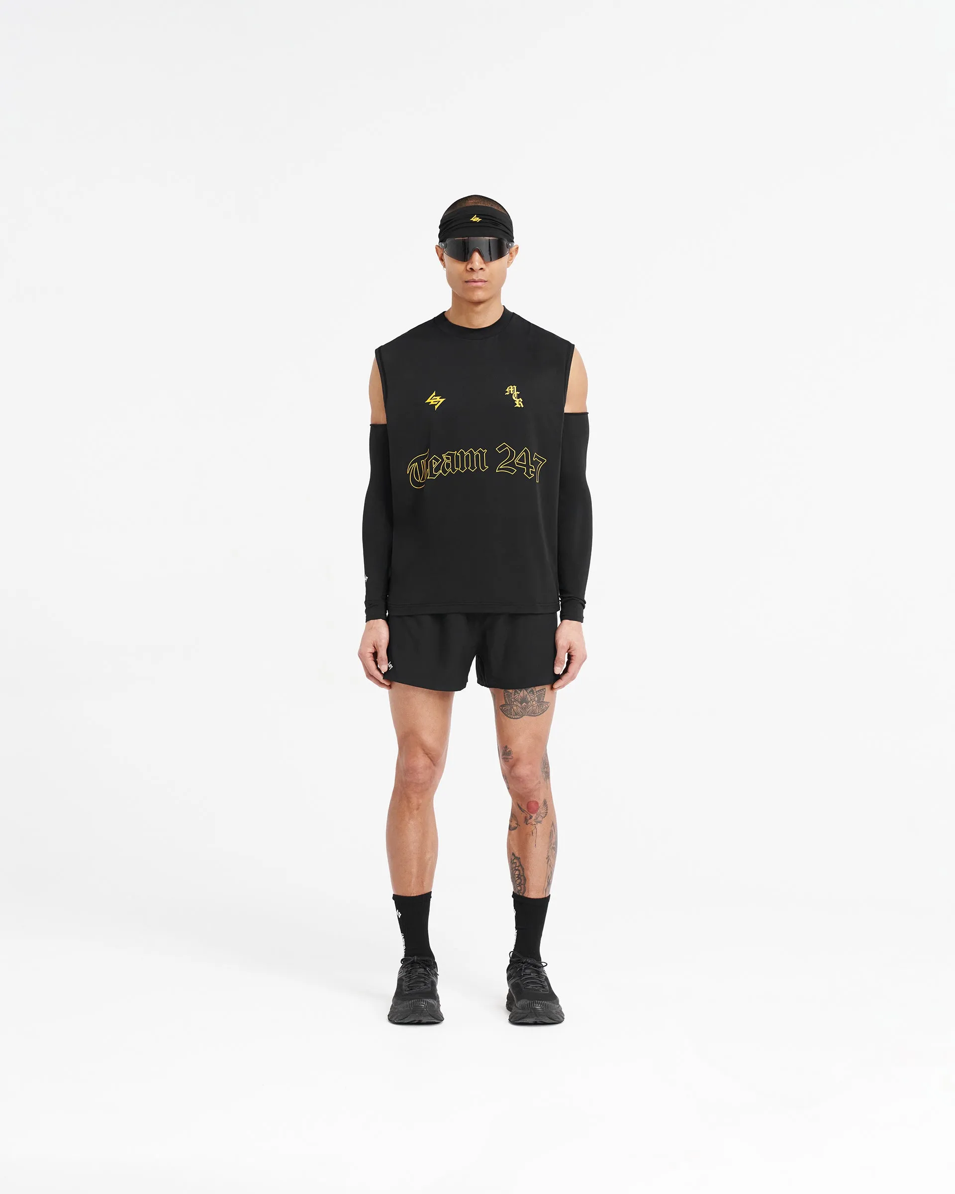 247 Manchester Marathon Oversized Tank - Black