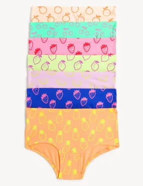 7pk Cotton Rich Fruit Shorts