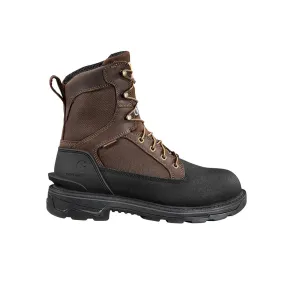 8" Ironwood Waterproof Insulated Alloy Toe Work Boot Dark Brown/Black