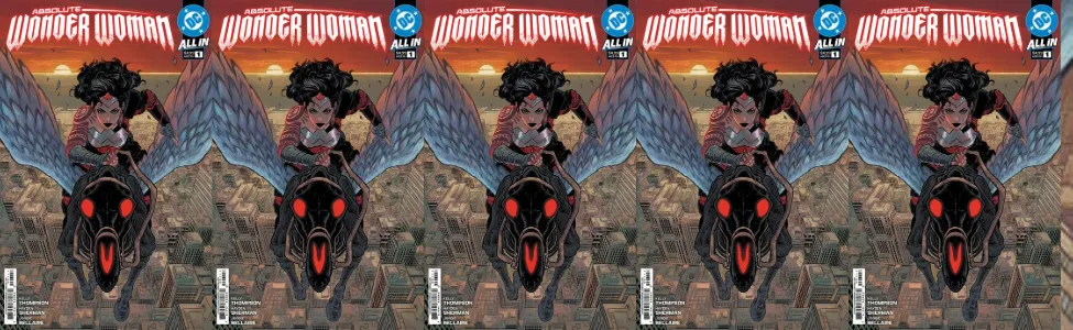 Absolute Wonder Woman #1 A Hayden Sherman Kelly Thompson (10/23/2024) Dc 5 PACK