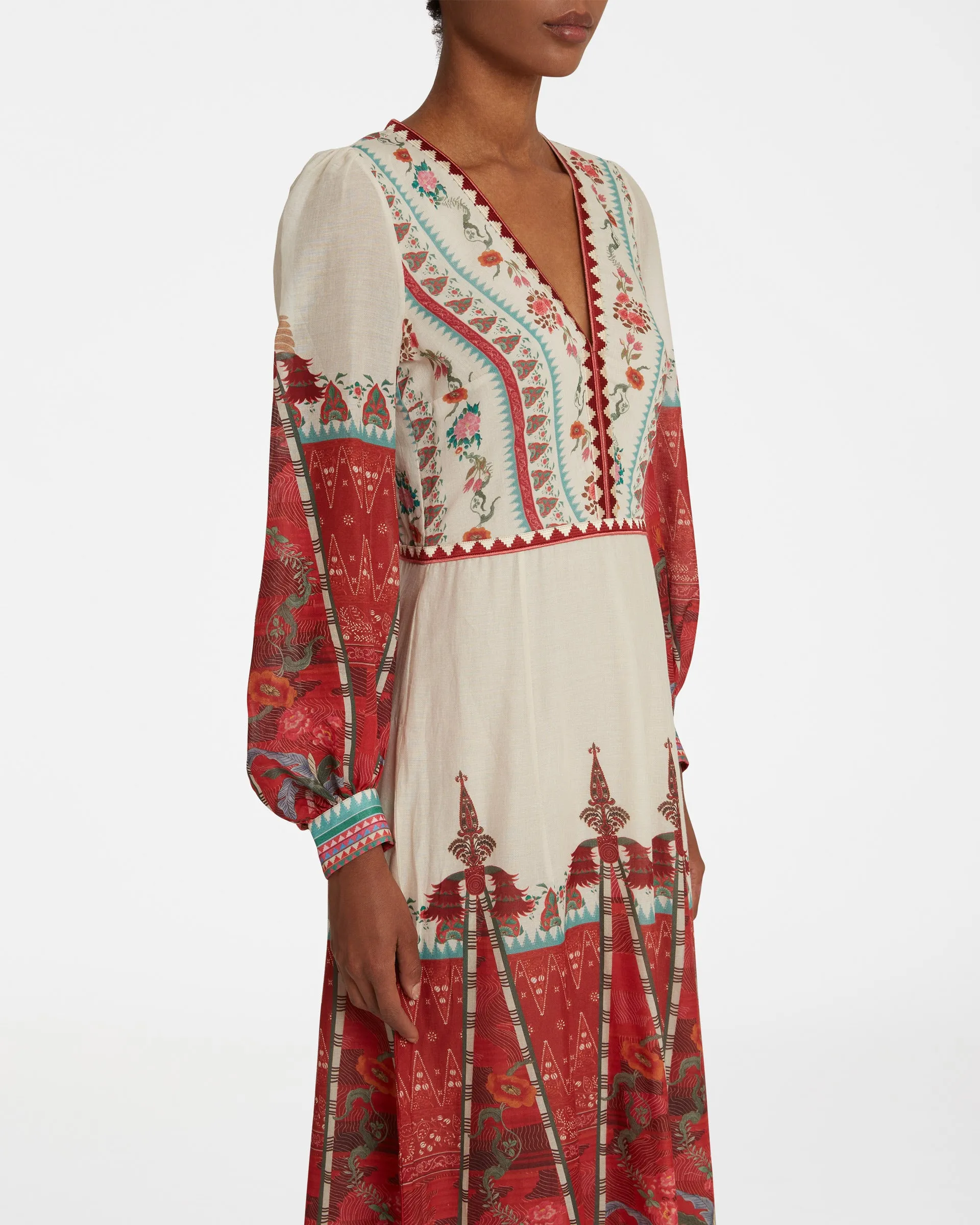 Adelaide Dress in Saladin Print