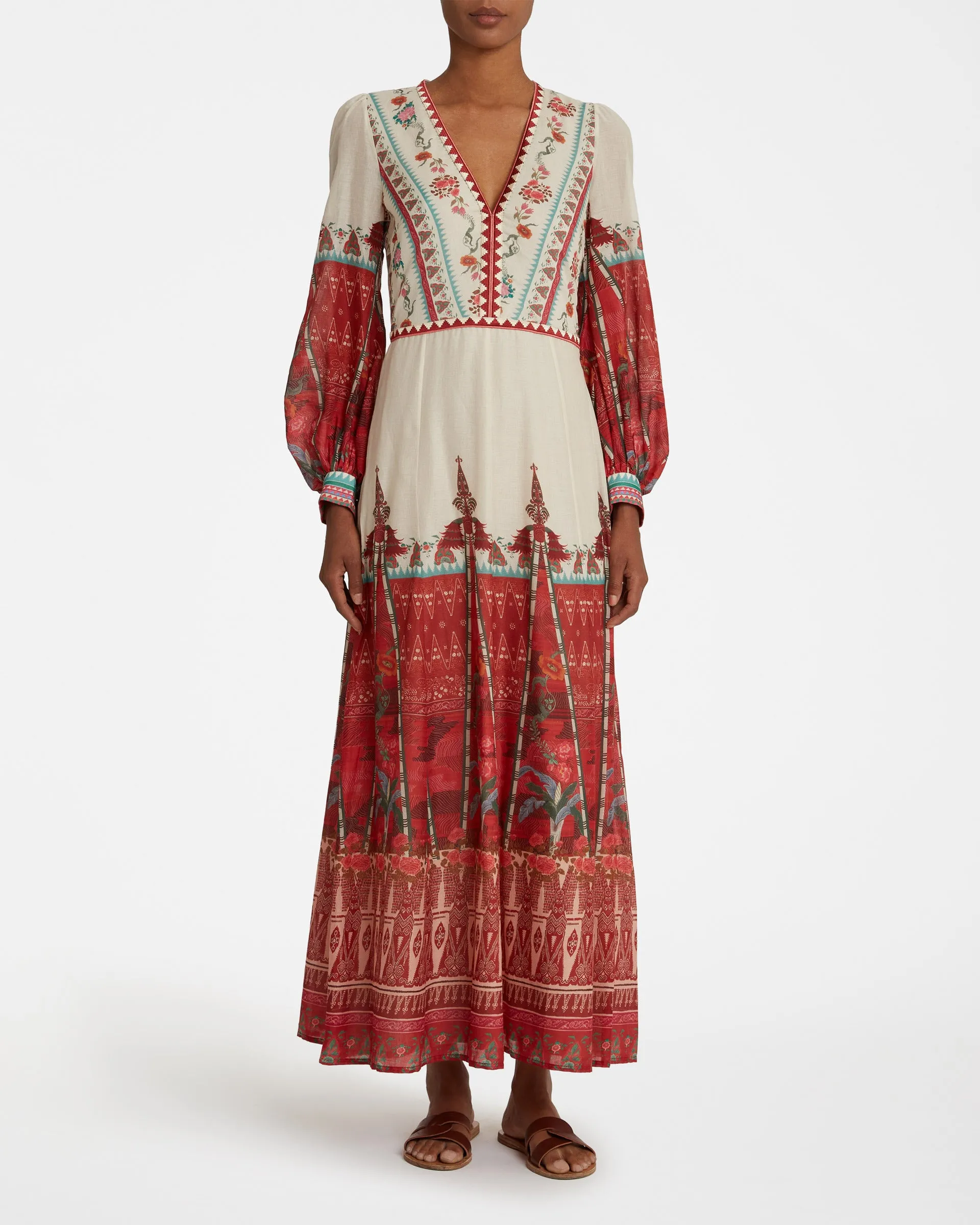 Adelaide Dress in Saladin Print