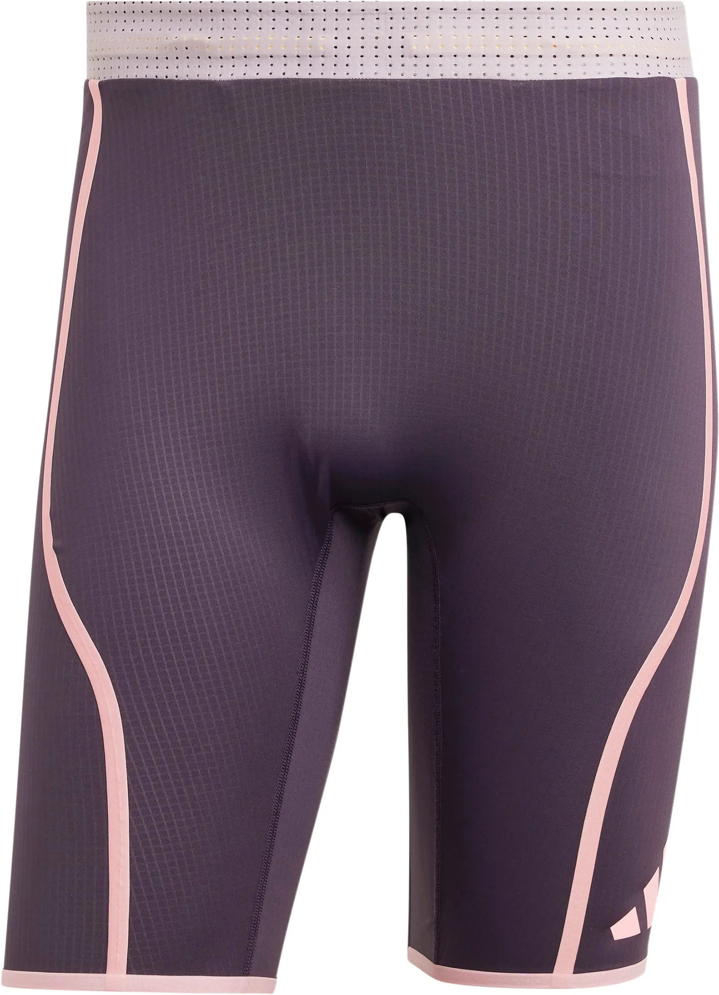 adidas Adizero Promo Mens Short Running Tights - Purple