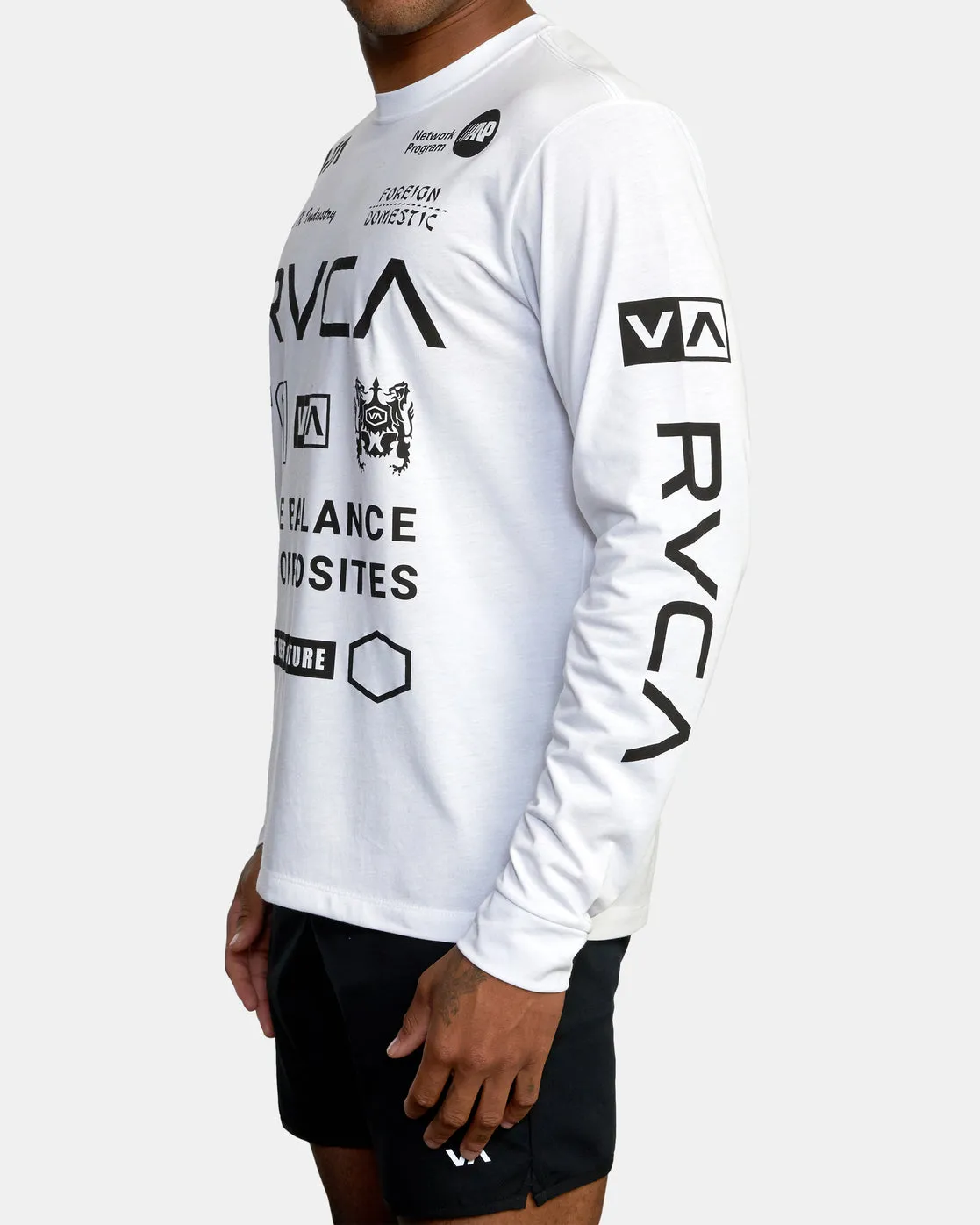 All Brand Long Sleeve Workout Shirt - White