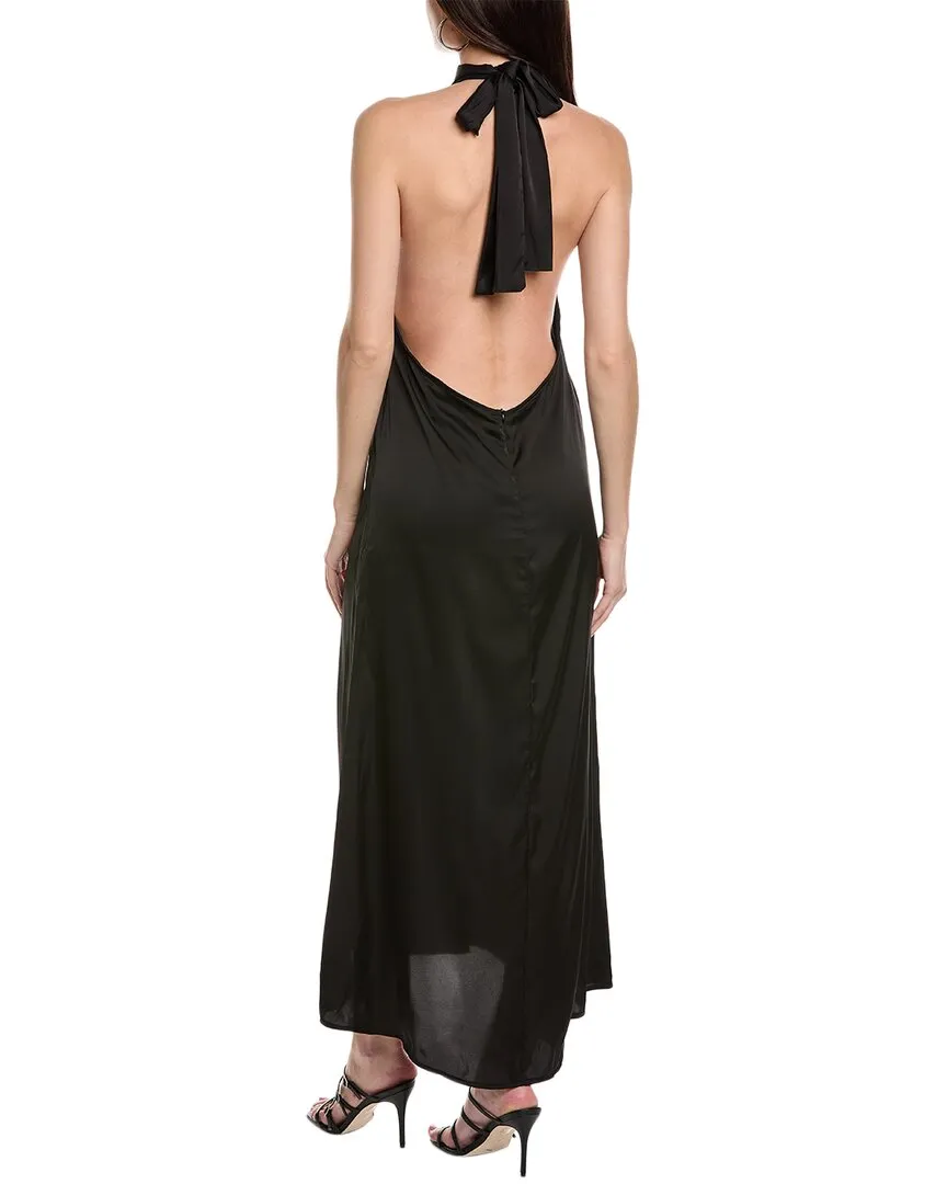 & Rouge Halter Maxi Dress