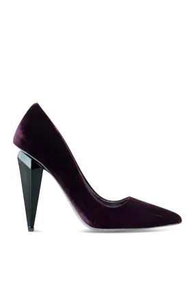 Antigone Velvet Classic Pumps | Bordeaux