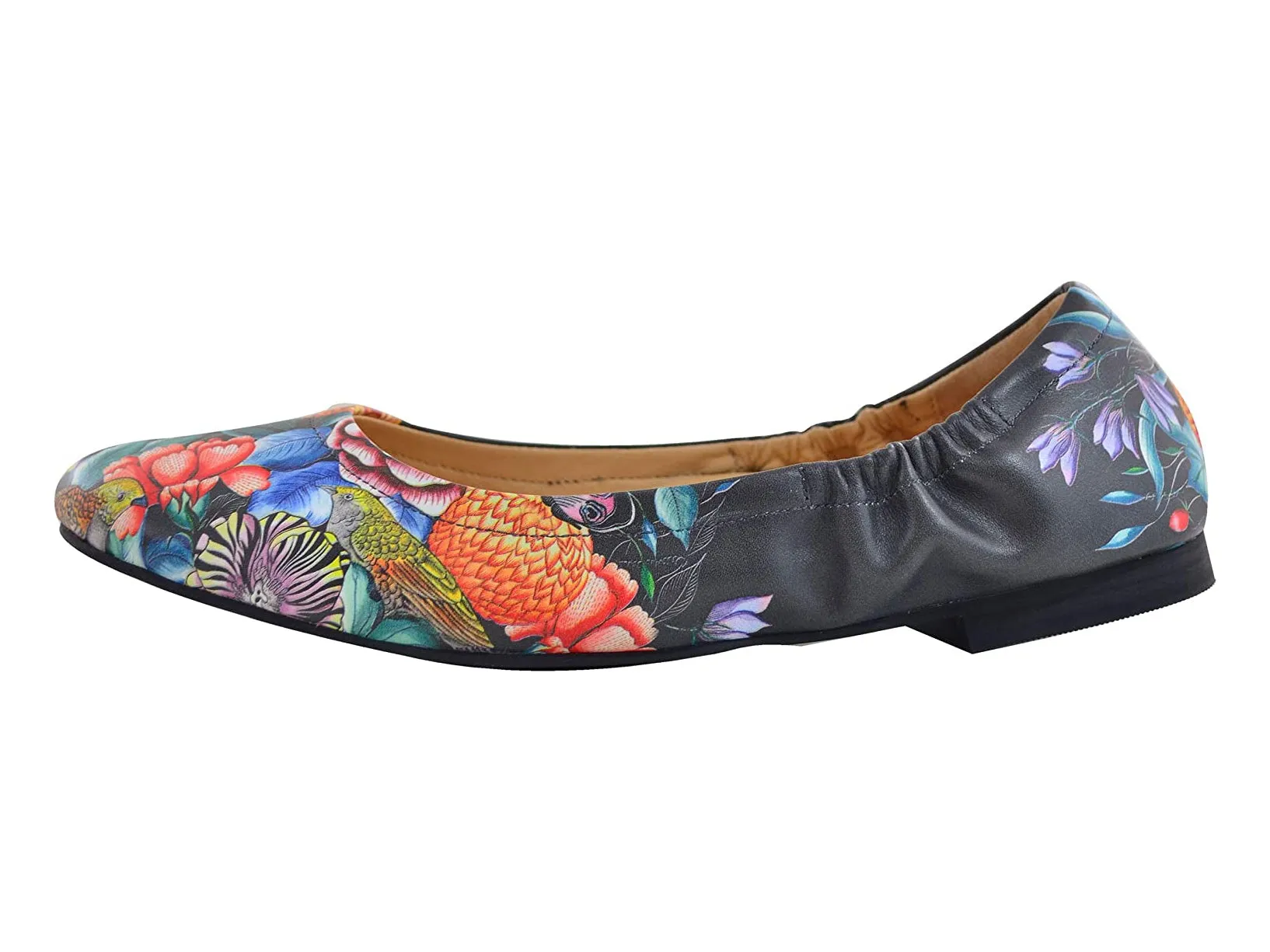 Anuschka Natalie Printed Leather Ballet Flat