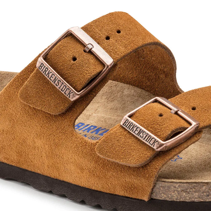 Arizona Soft Footbed Nubuck/Suede Leather - Mink