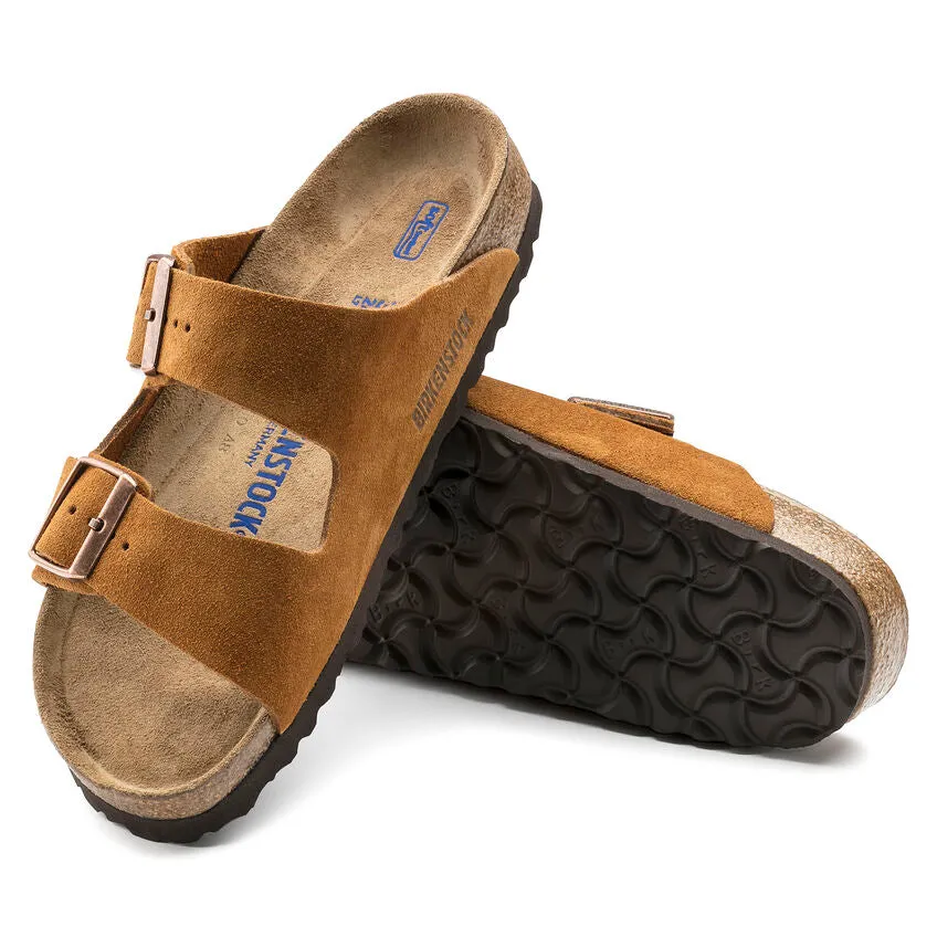 Arizona Soft Footbed Nubuck/Suede Leather - Mink