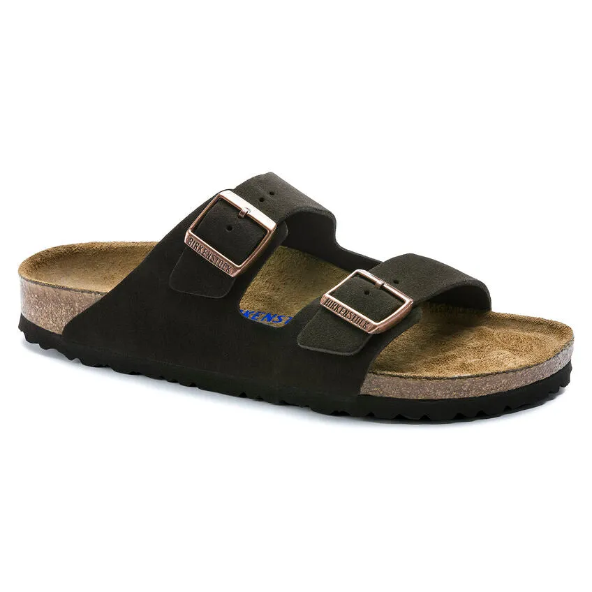 Arizona Soft Footbed Suede Leather - Mocha