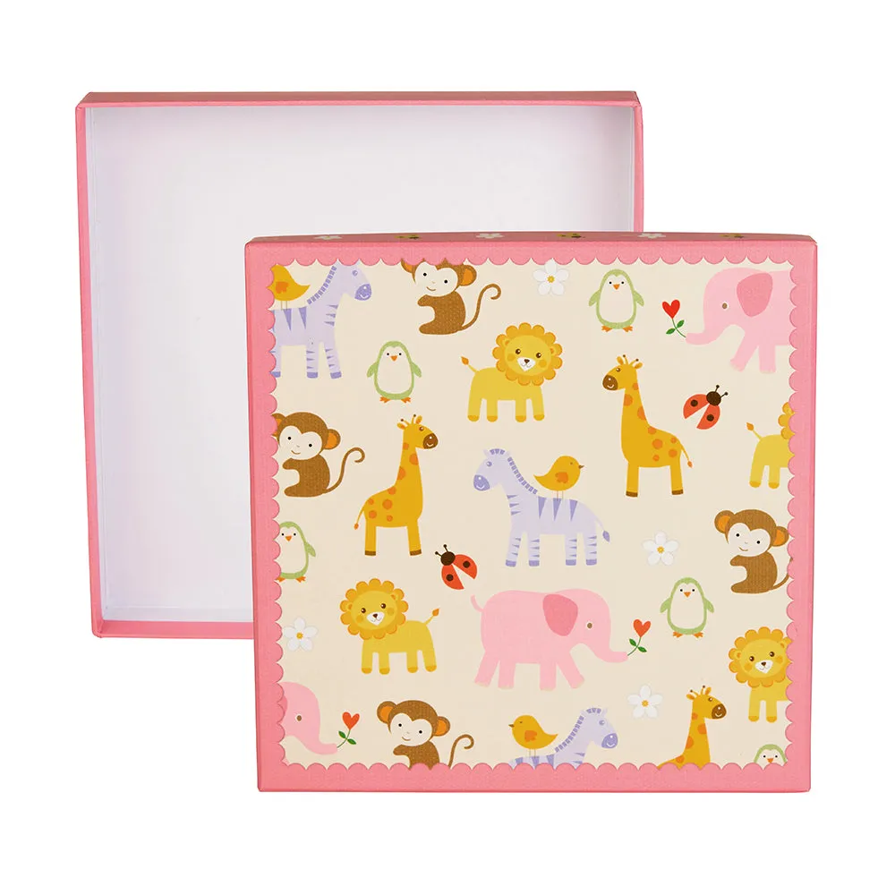 Baby Zoo Album with Keepsake Box