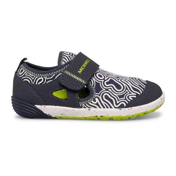 Bare Steps H20 Navy/Lime (Size 4c-10c)