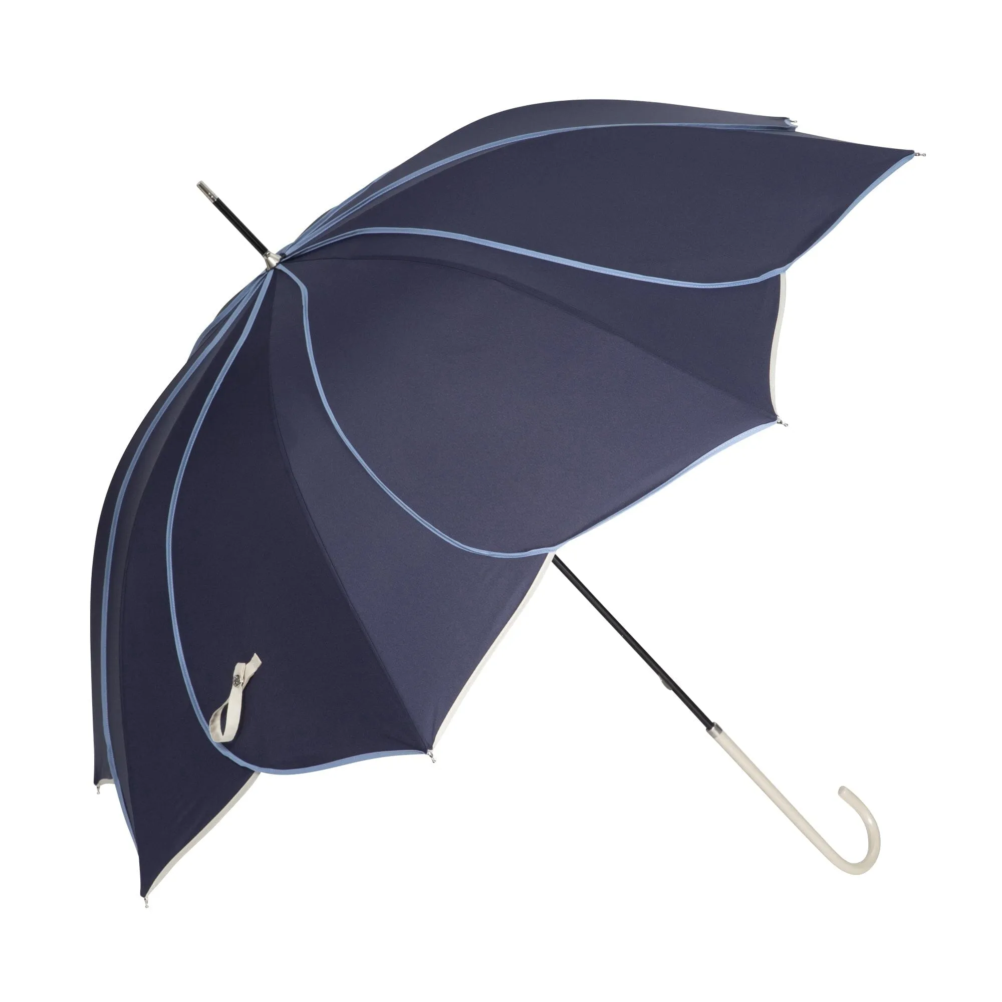 Bicolor Piping Umbrella Navy