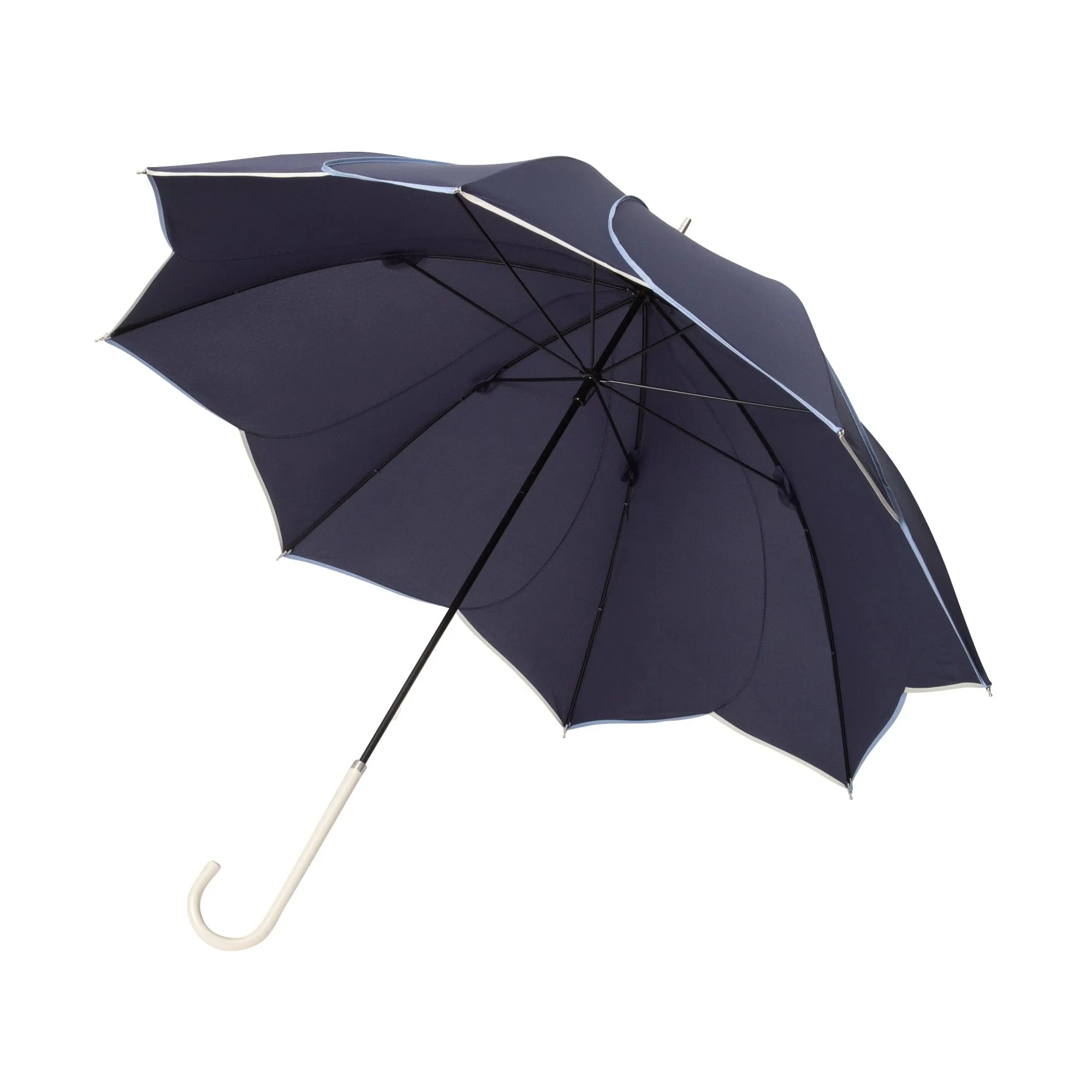 Bicolor Piping Umbrella Navy