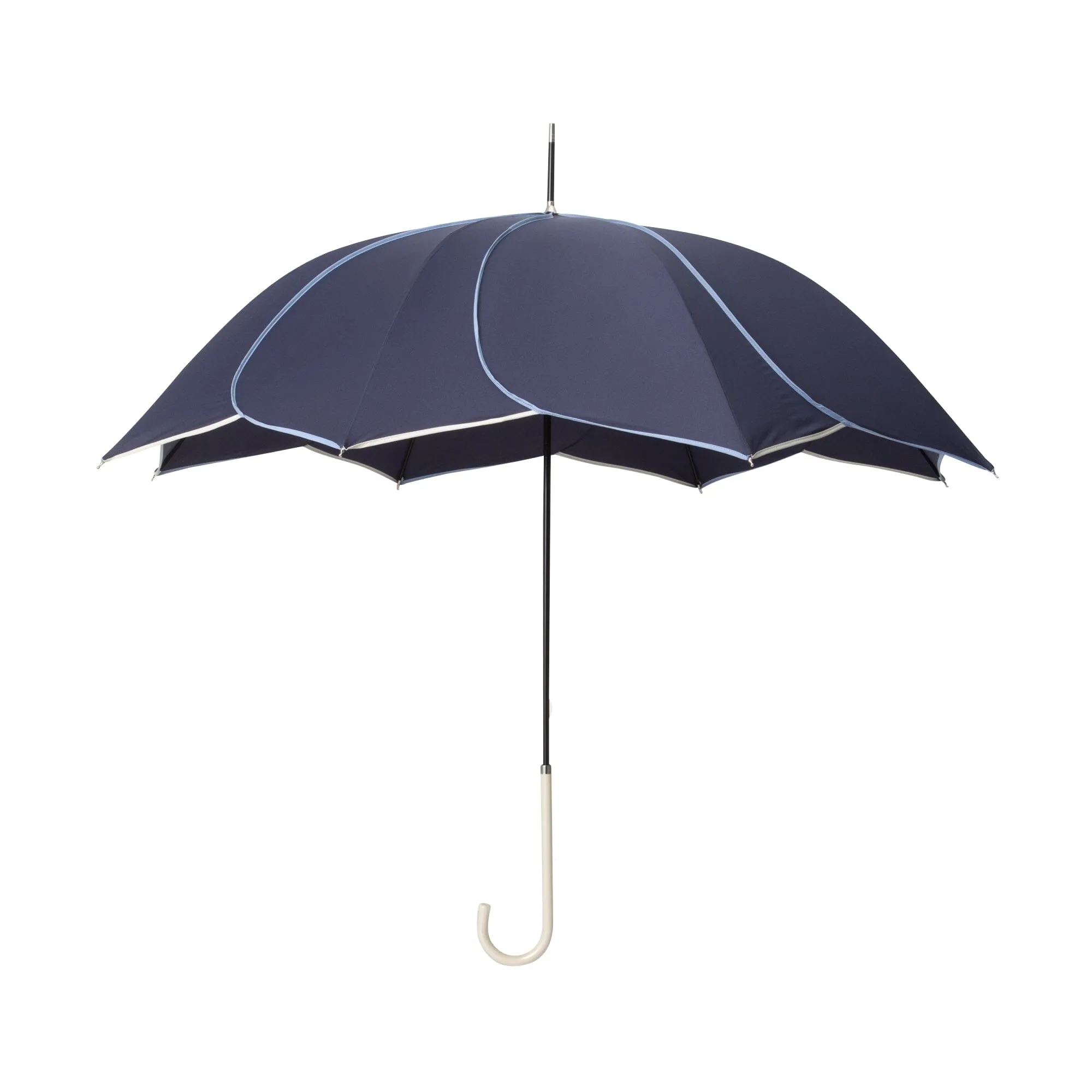 Bicolor Piping Umbrella Navy