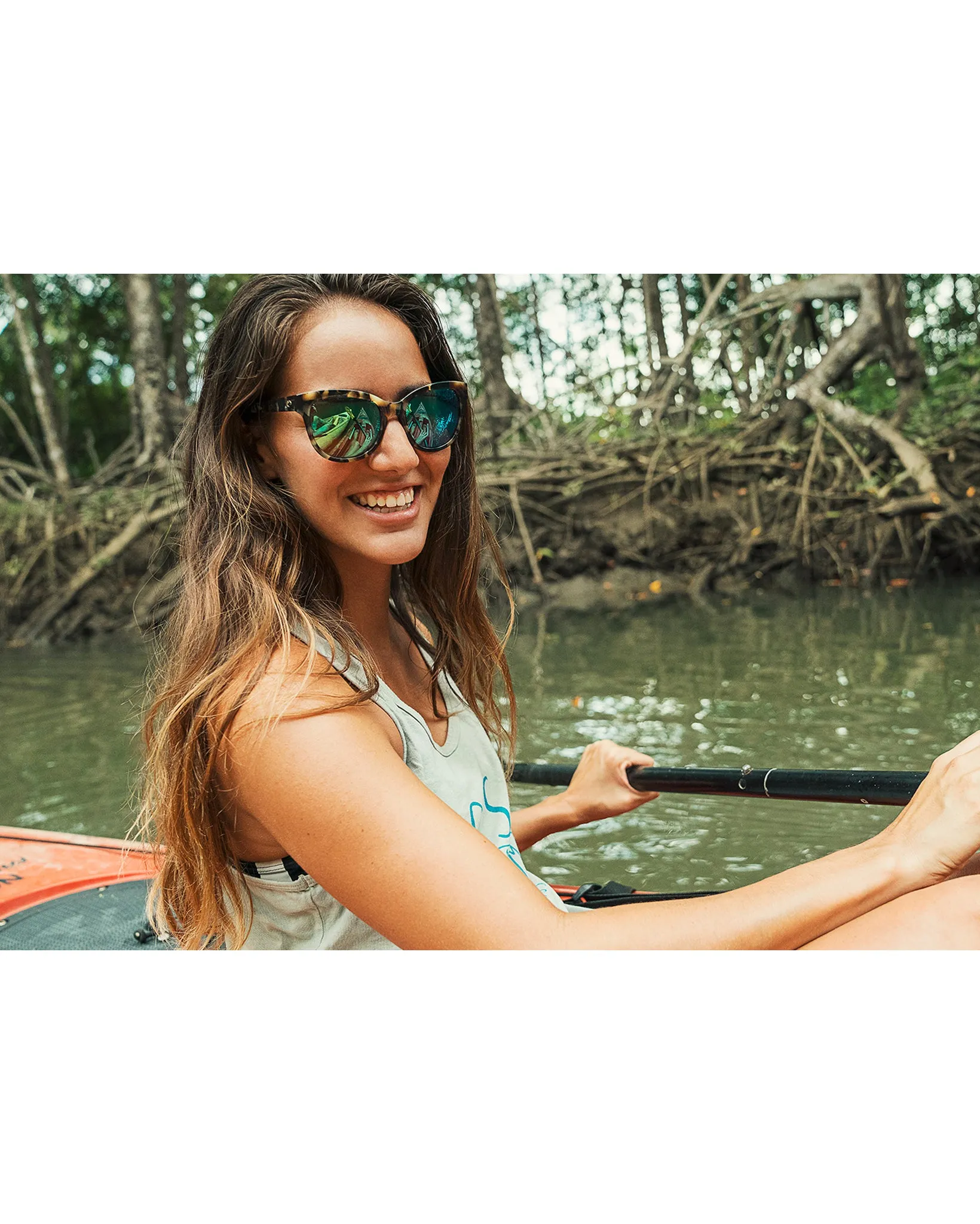 Bimini Green Mirror Sunglasses