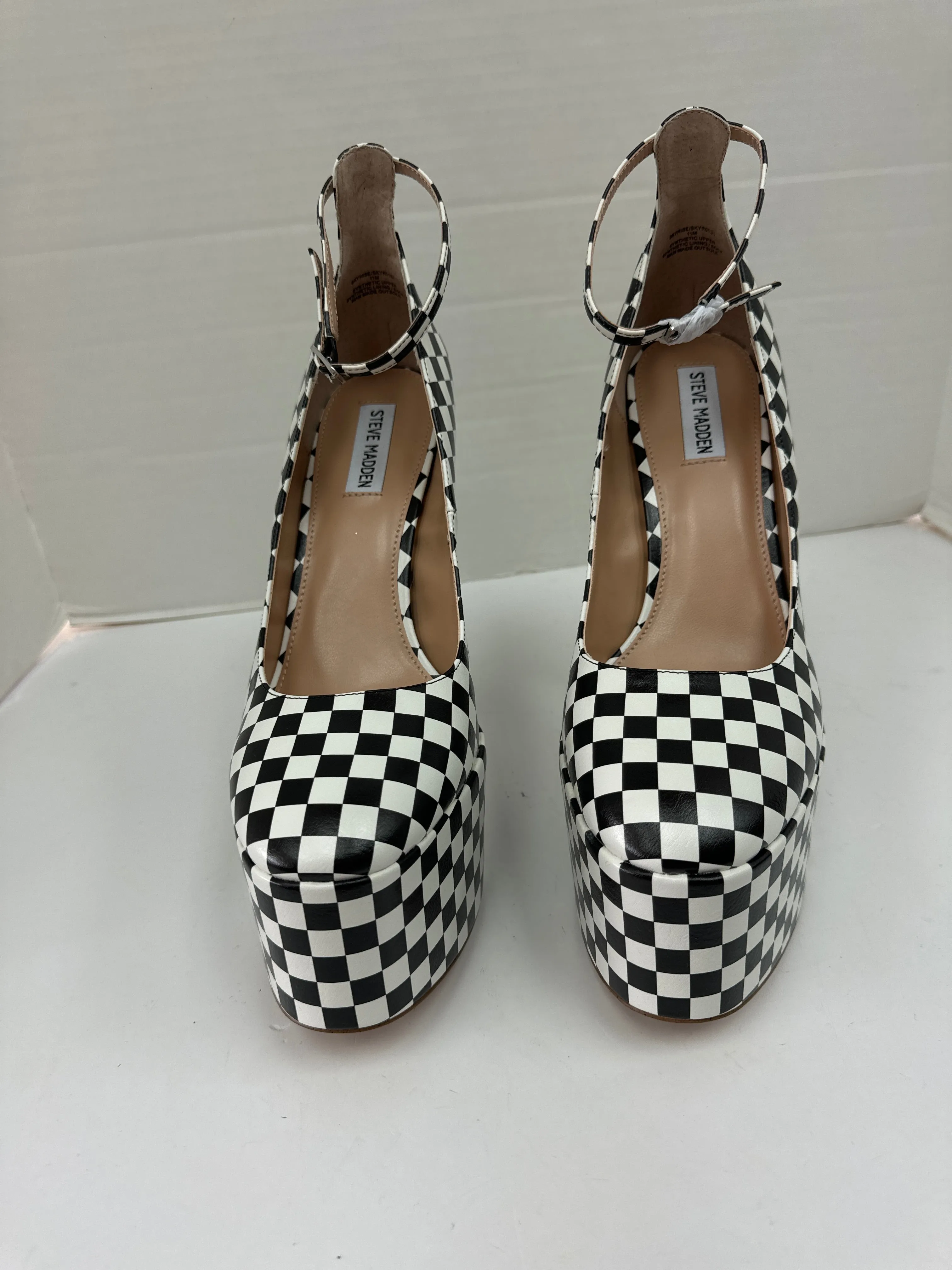 Black & White Shoes Heels Stiletto Steve Madden, Size 11