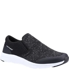 Black Robbie Slip-On Trainers