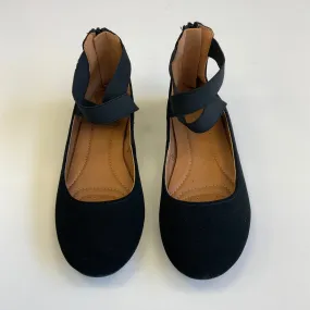 Black Shoes Flats Bella Marie, Size 7