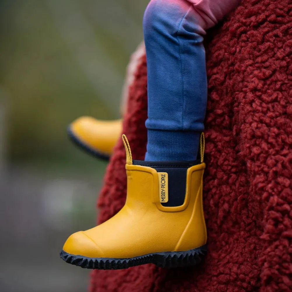 Bobbi Kids Wellington Boot // Mustard Yellow