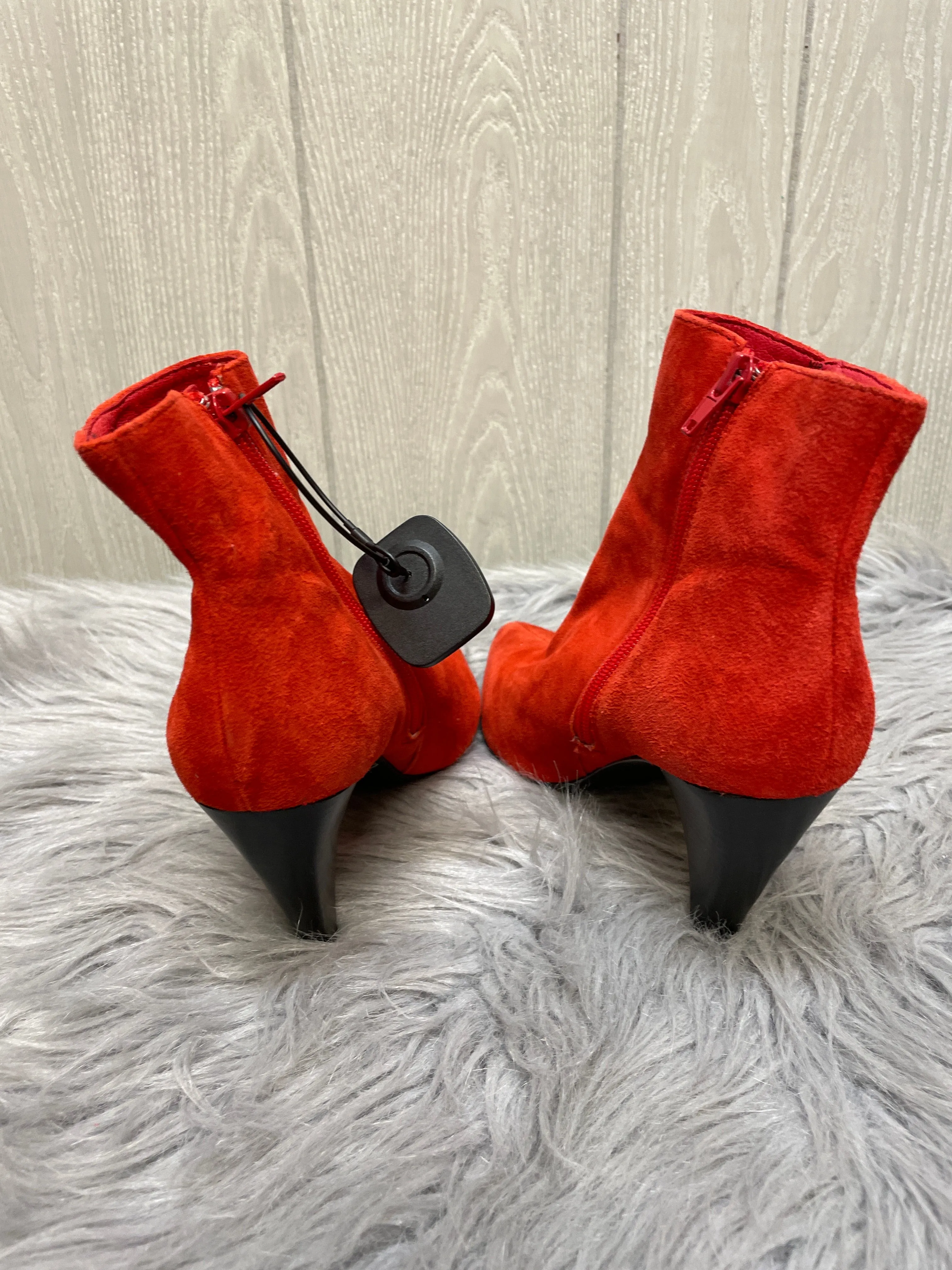 Boots Ankle Heels By Matisse In Red, Size: 6.5