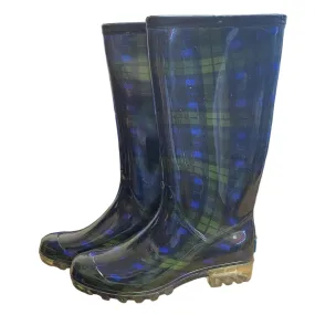 Boots Rain By Bobs In Blue & Green, Size: 7