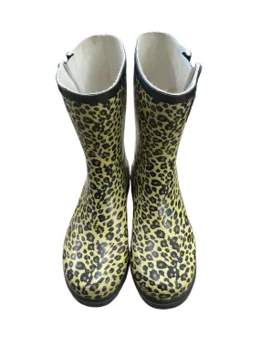 Boots Rain By Clothes Mentor In Animal Print, Size: 9