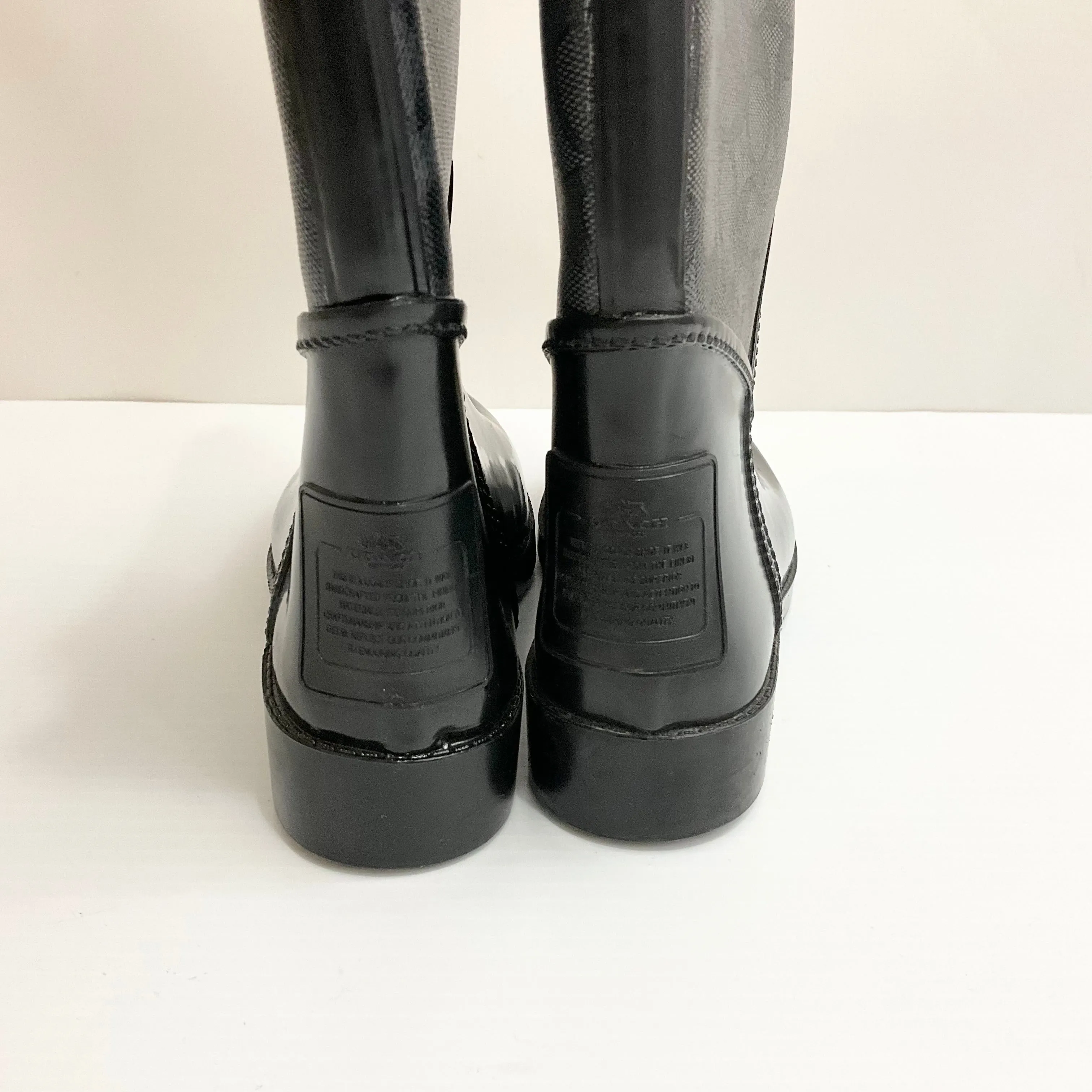 Boots Rain By Coach In Black, Size: 6