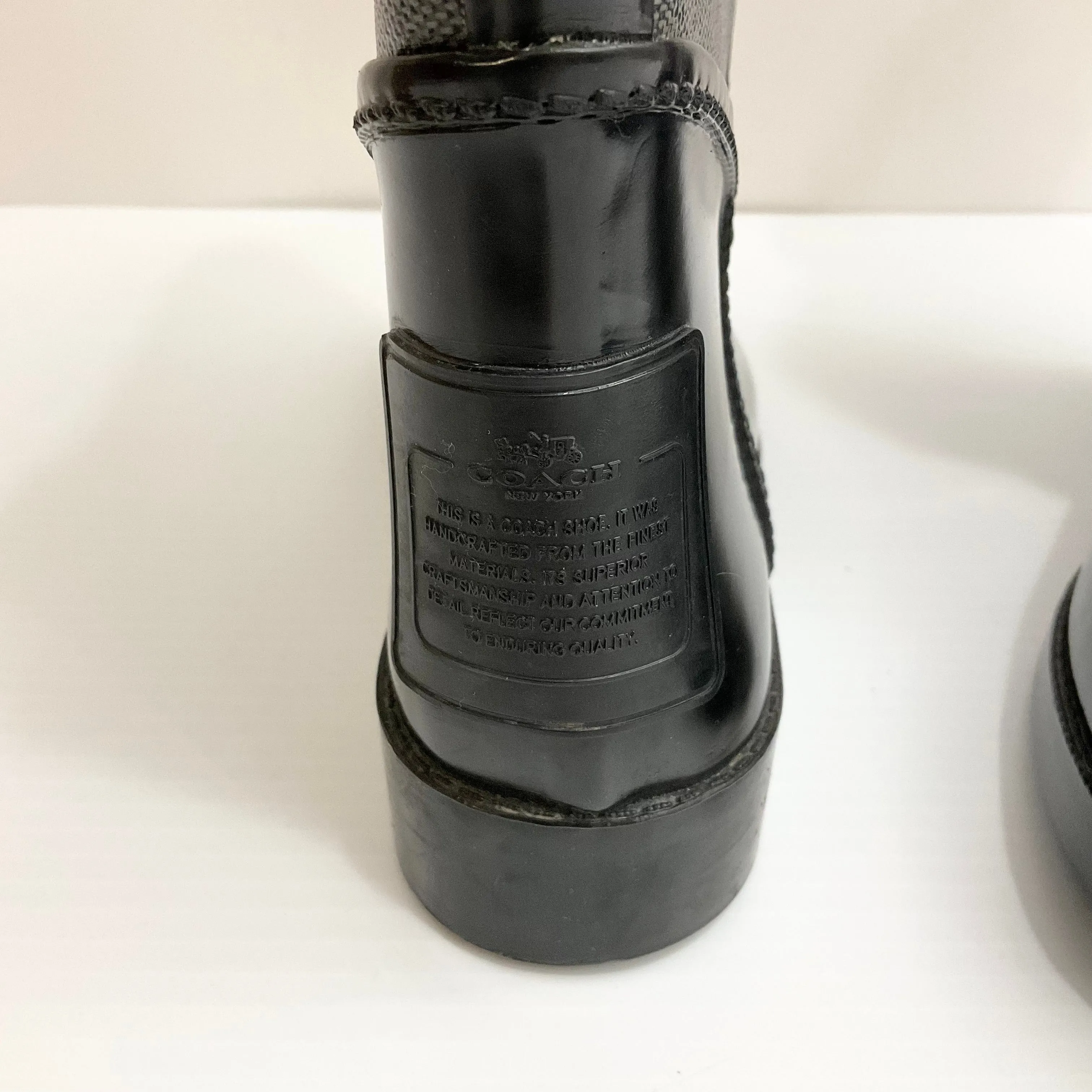 Boots Rain By Coach In Black, Size: 6