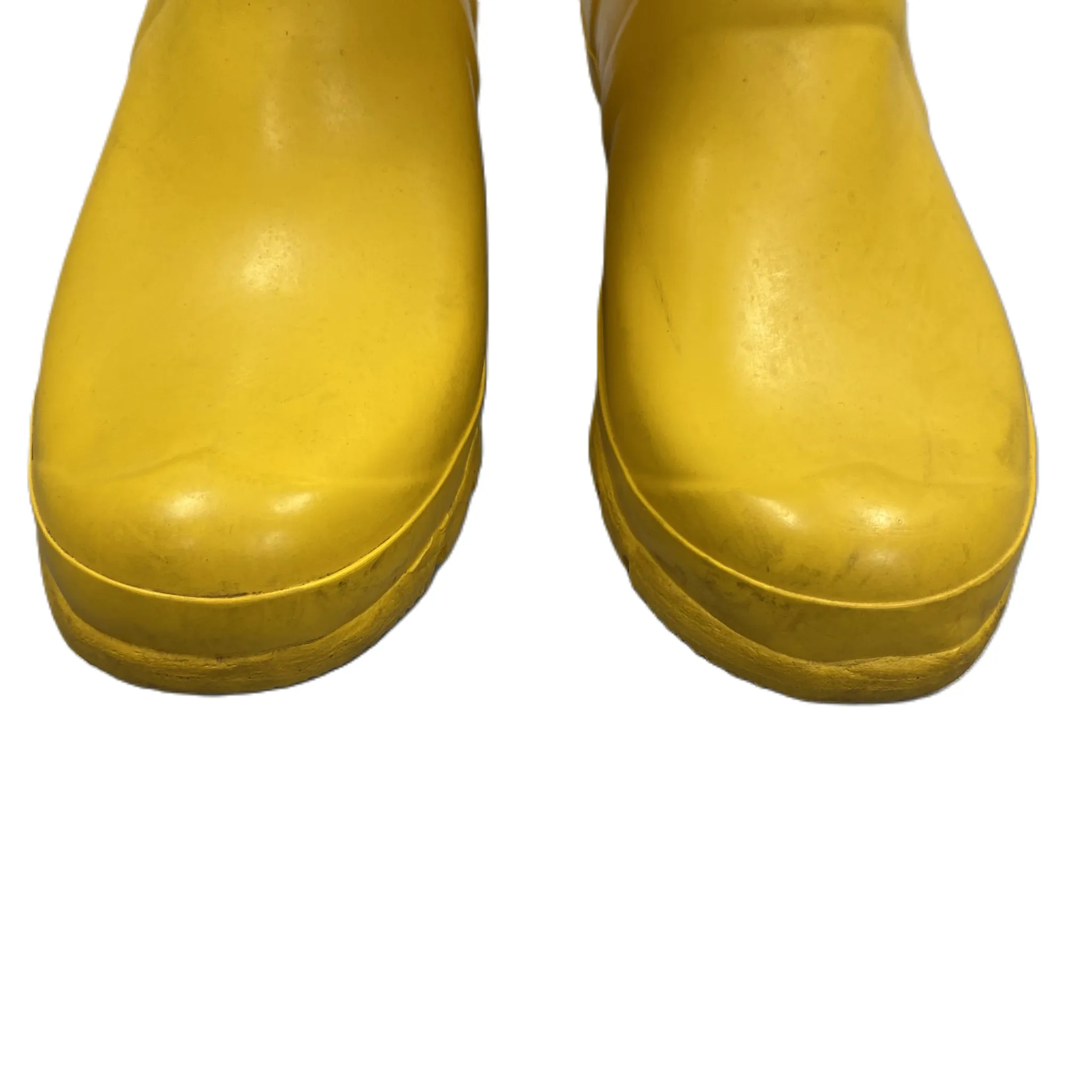 Boots Rain By Hunter In Yellow, Size: 9