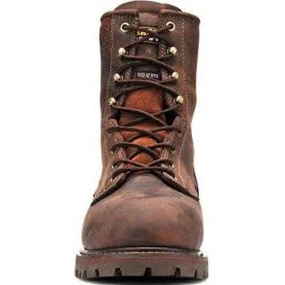 Carolina Men's 28 Series 8" WP Ins Grizzly Work Boot - Brown - CA9028