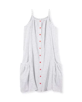 Checked Button Down Pocket Jumper