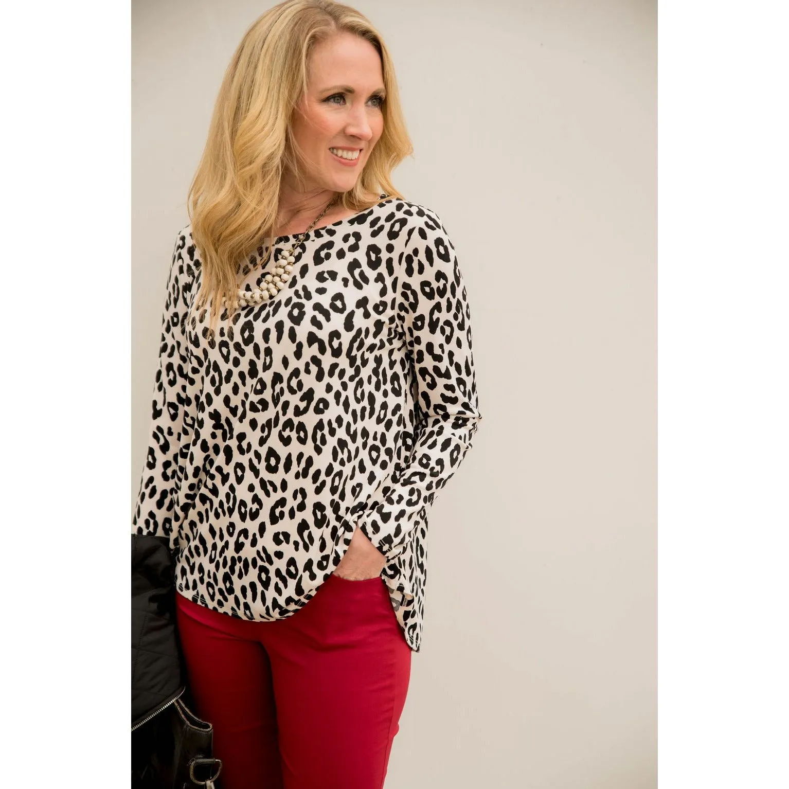 Cheetah Long Sleeve Top