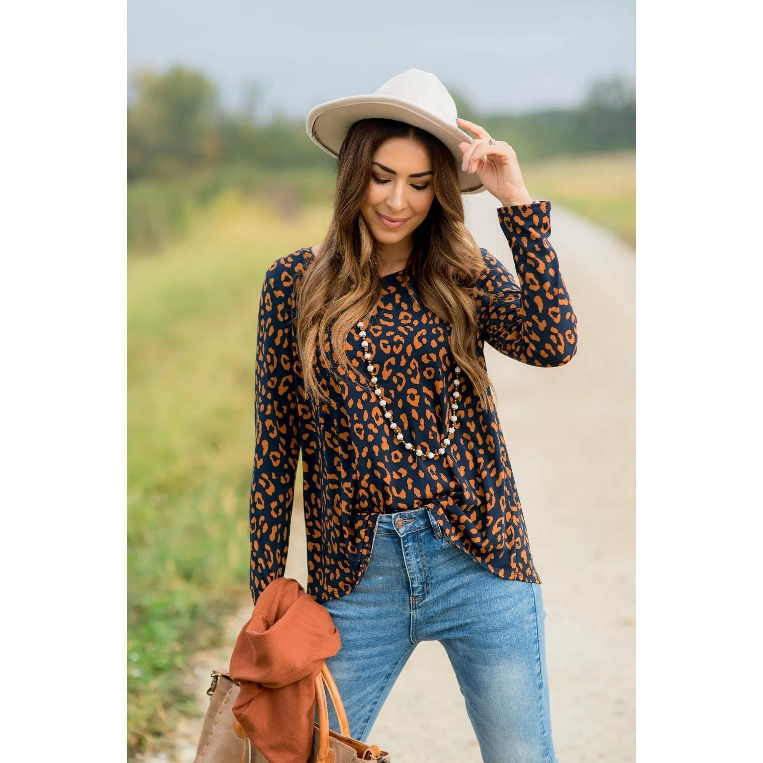 Cheetah Long Sleeve Top