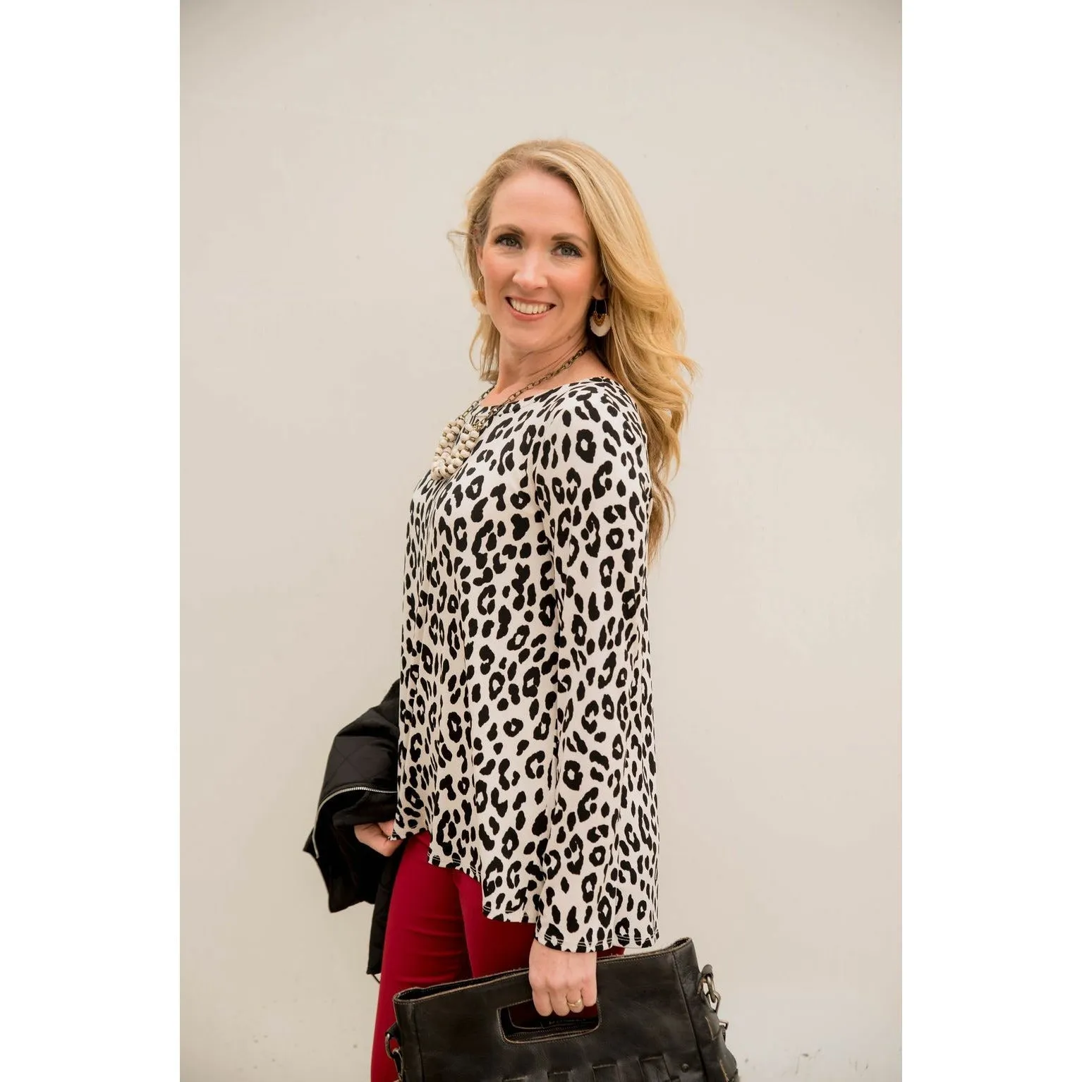 Cheetah Long Sleeve Top