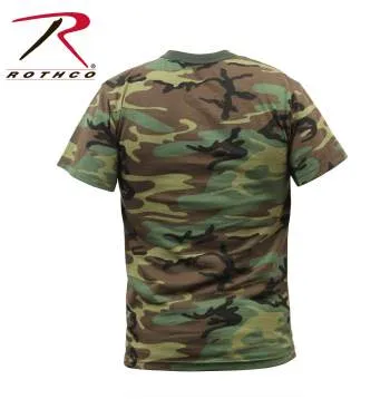 Childrens Woodland Camo Heavyweight T-Shirt