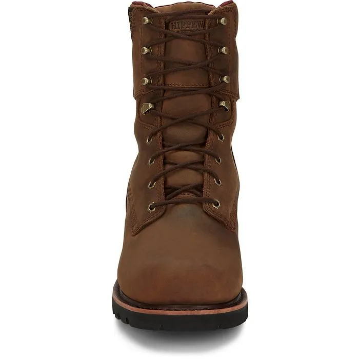 Chippewa Men's  Super Dna 8" WP Lace Up Work Boot - Brown - 59416