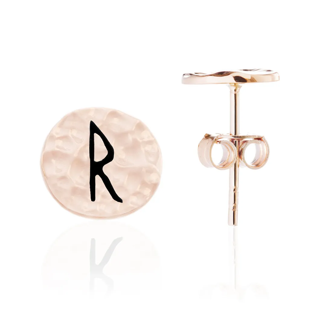 Choose Your Rune Earrings, Rose Gold