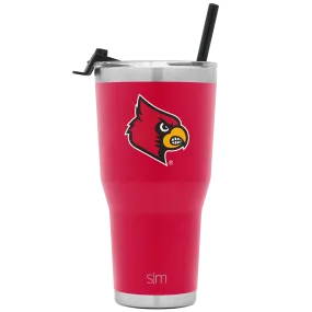 Collegiate Cruiser Tumbler with Flip Lid and Straw