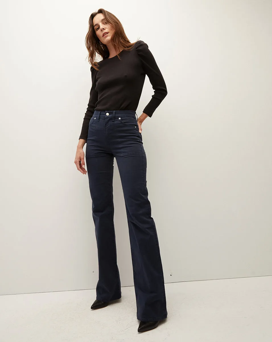 Crosbie Slim Wide-Leg Pant