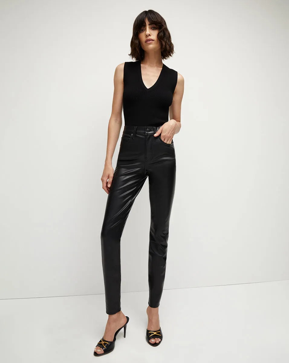 Debbie Skinny Vegan Leather Pant