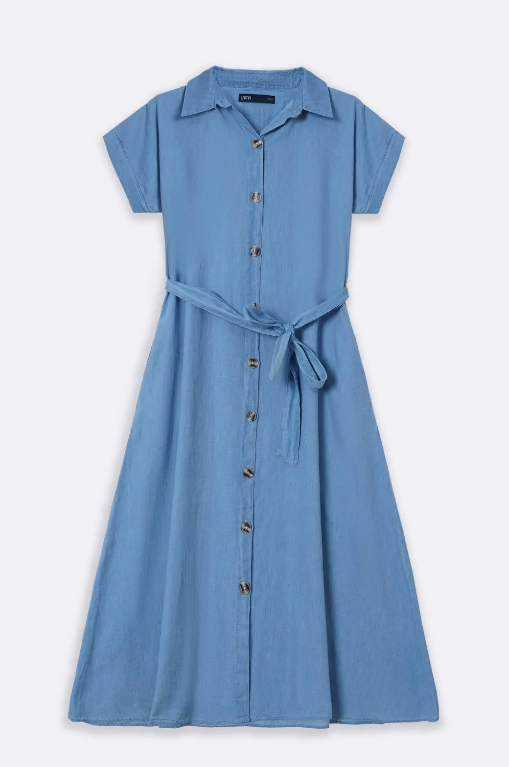 DENIM MIDI DRESS