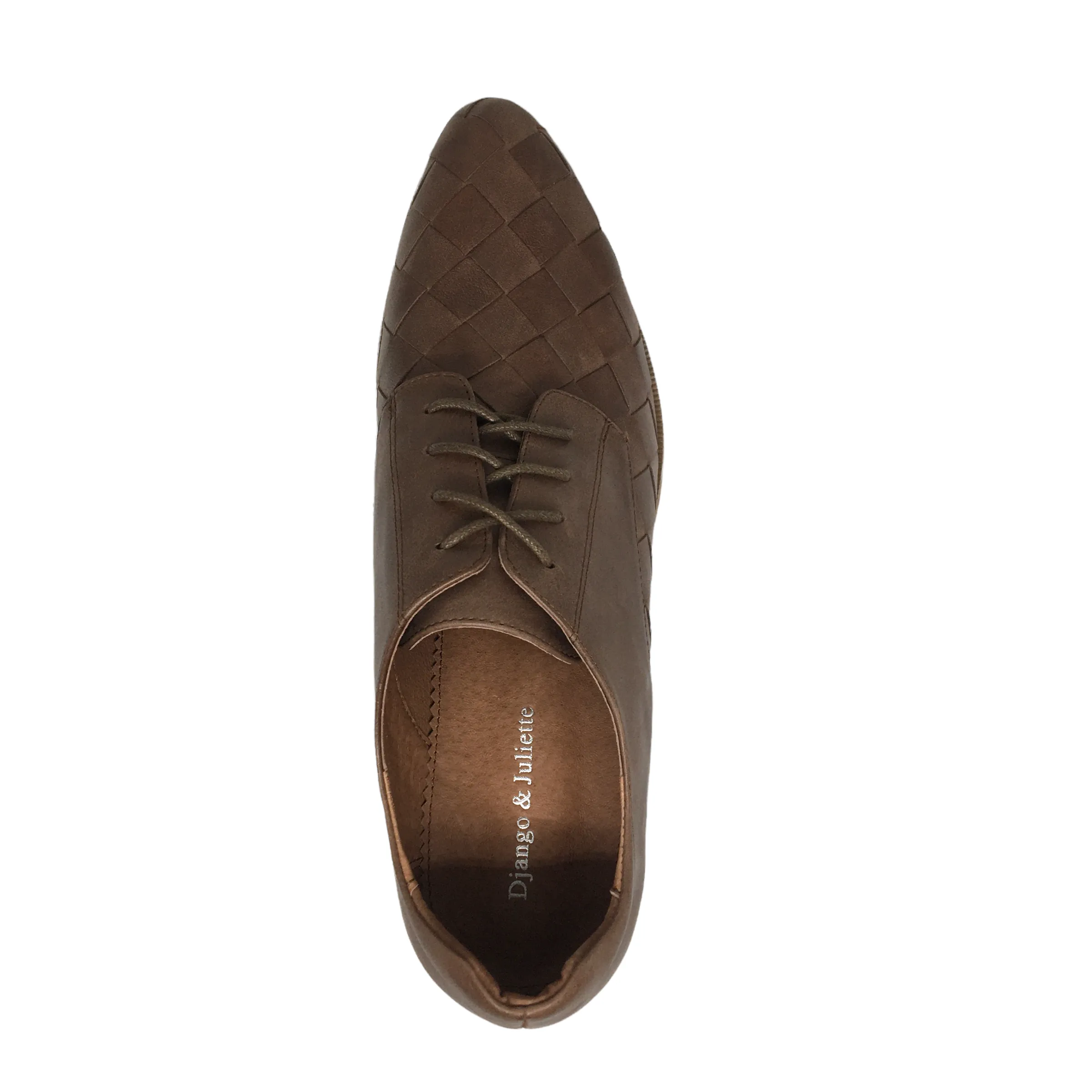 Django & Juliette Clint Leather Shoe ~ Mocca ~ Black