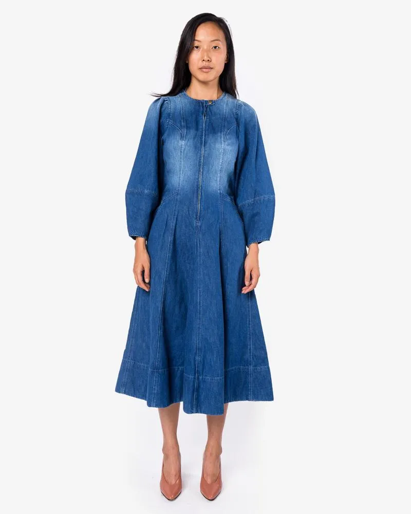 Dumas Dress in Denim