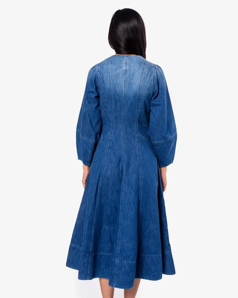 Dumas Dress in Denim